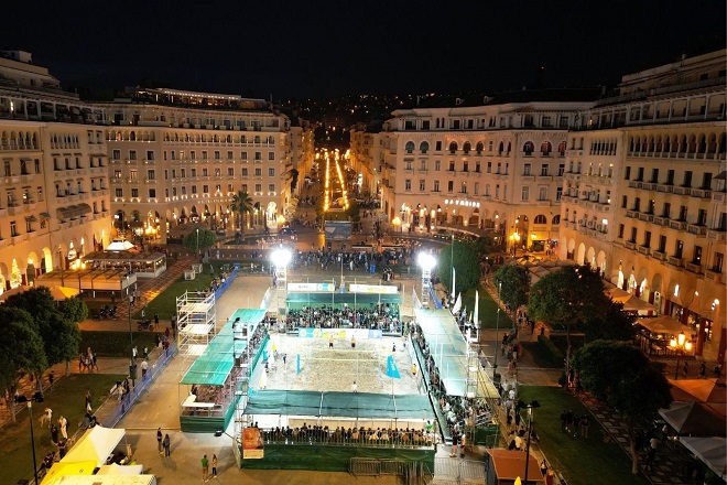 Thessaloniki Grand Slam: Εντυπωσιακή πρεμιέρα στην πλατεία Αριστοτέλους